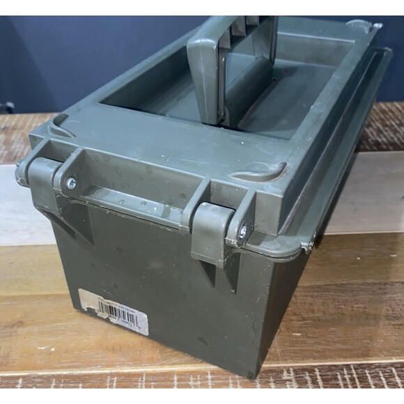 Wise 56011-13 15" L x 7.75" W x 6.5" H Olive Green Small Dry Box Ammo Tackle Box - Picture 4 of 6